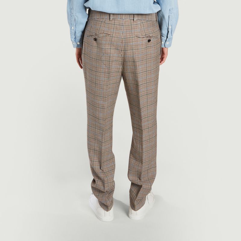 Pantalon de costume à carreaux  - Gant