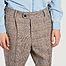 matière Pantalon de costume à carreaux  - Gant