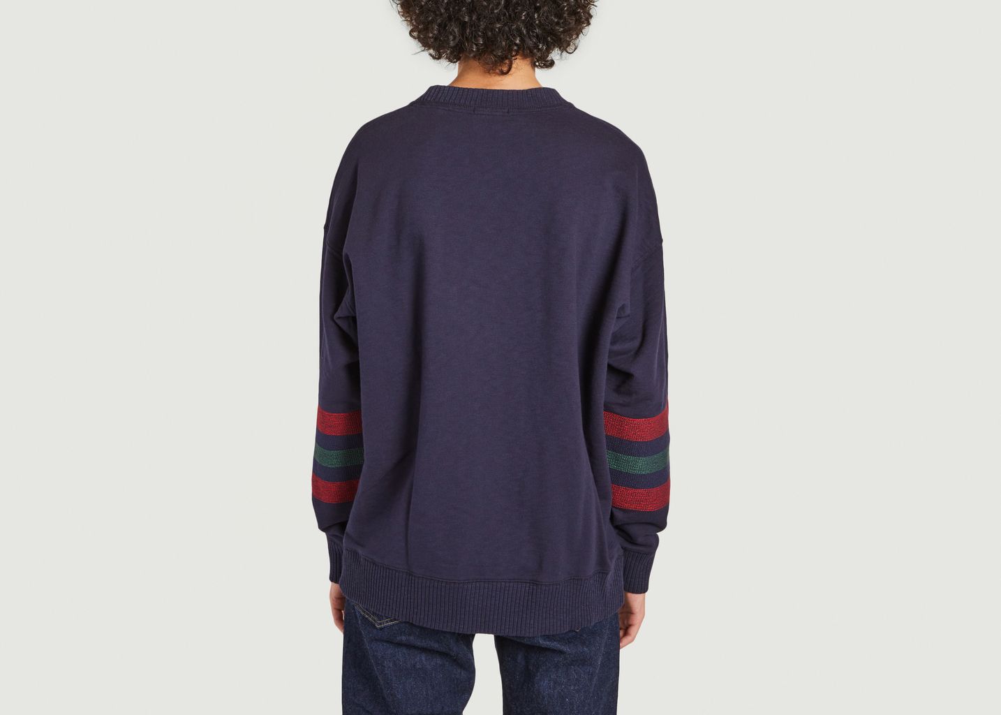 Geometrisches lässiges Sweatshirt mit C-Ausschnitt - Gant