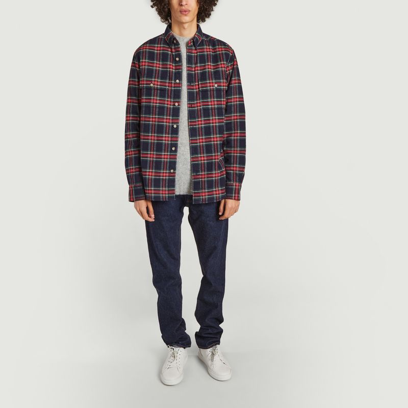 Quilted checkered overshirt - Gant