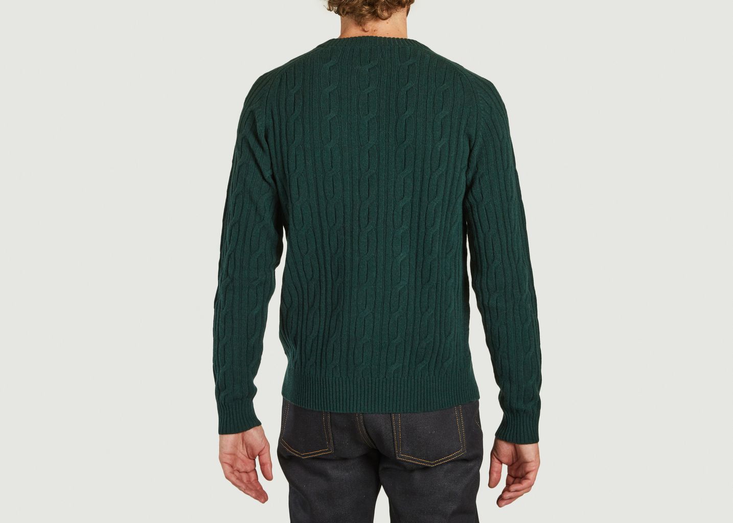 Pullover aus Lammwolle im Zopfmuster - Gant