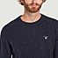 matière Cable-knit lambswool sweater - Gant