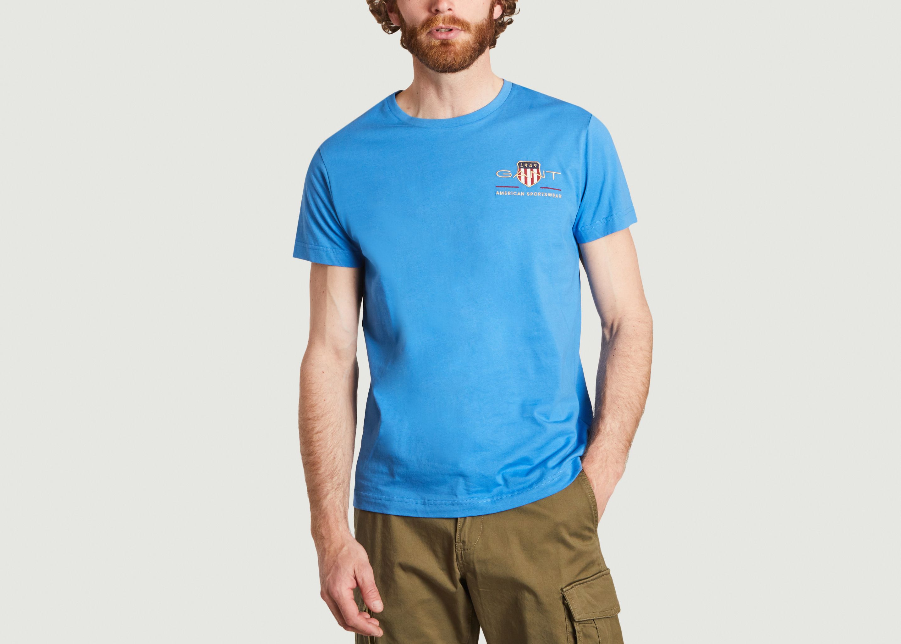 T-shirt en coton logotypé Archive Shield - Gant