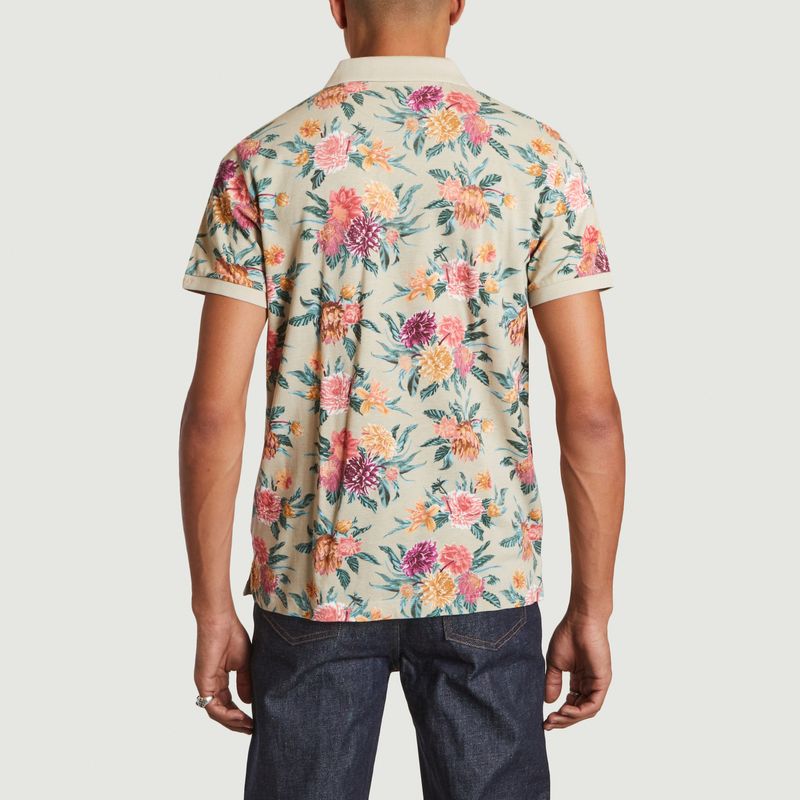 Poloshirt mit Dahliendruck aus Baumwolle - Gant