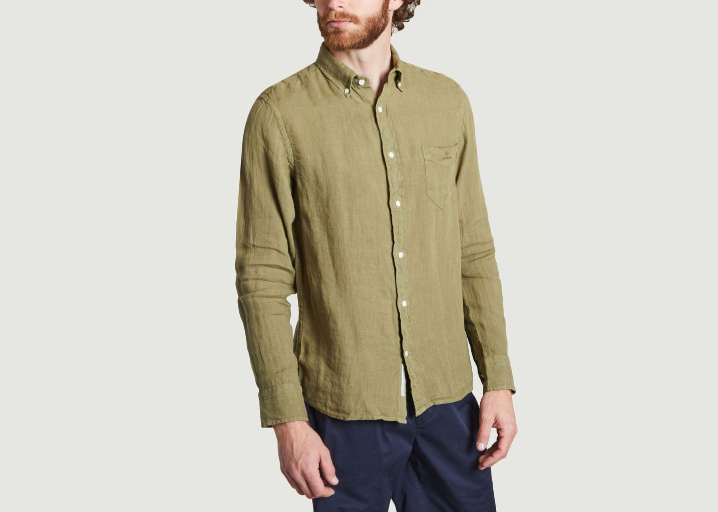 Straight linen shirt - Gant