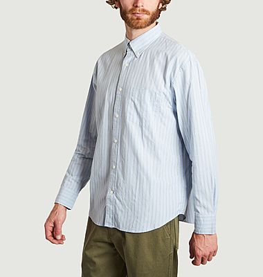 Relaxed fit striped shirt in Oxford cotton