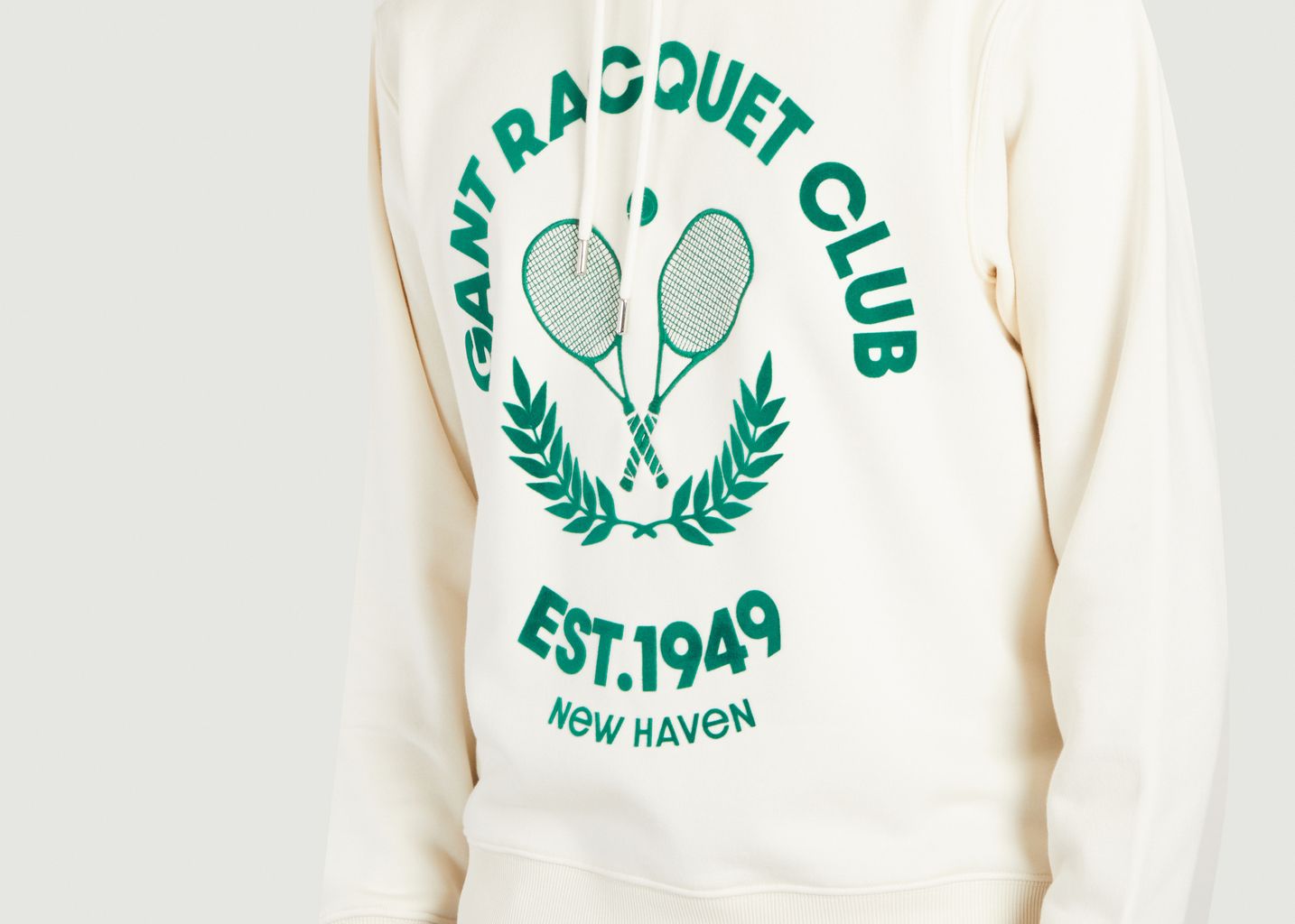 Hoodie Racquet Club en coton et polyester certifié BCI - Gant
