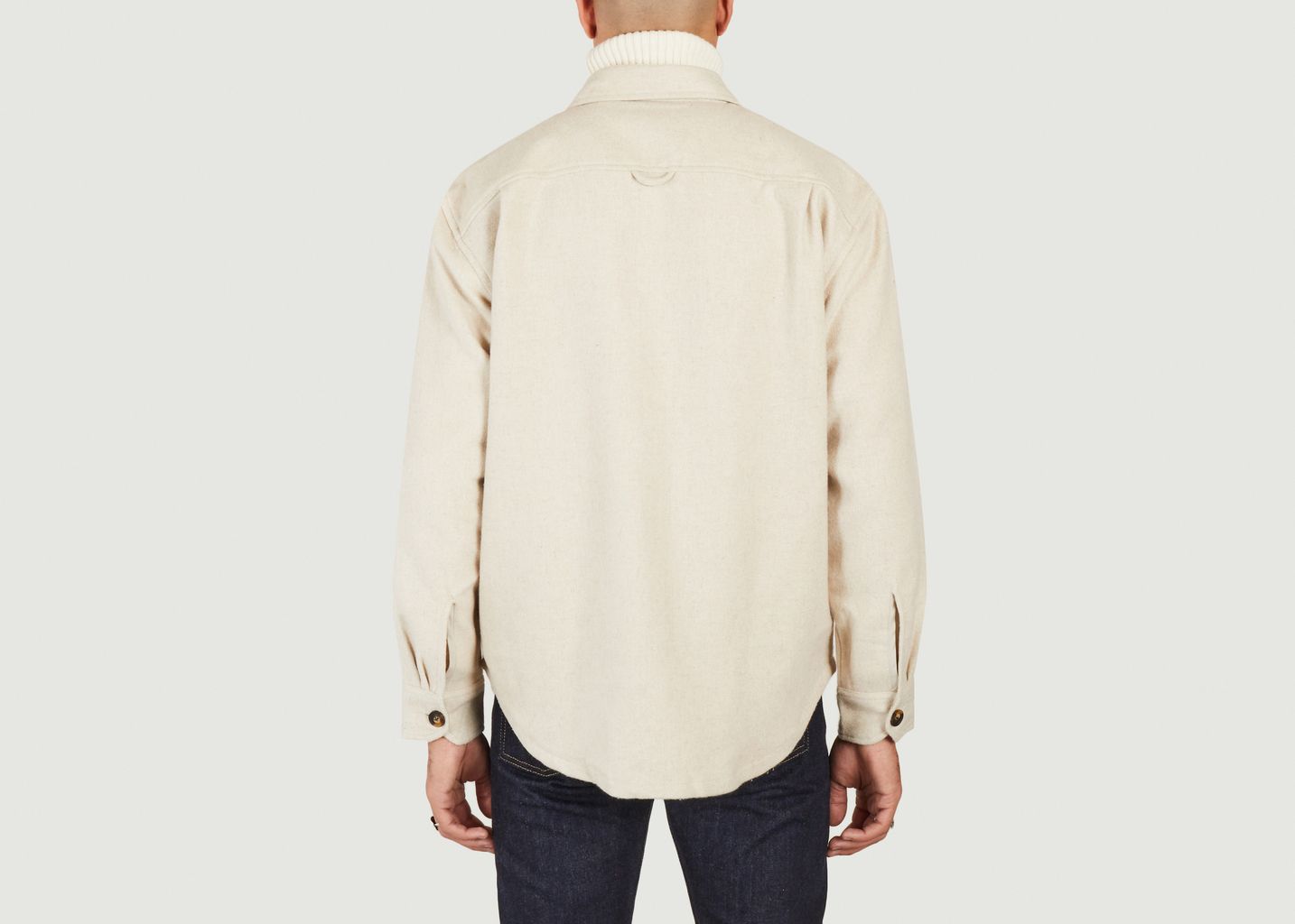Woolen casual fit overshirt - Gant