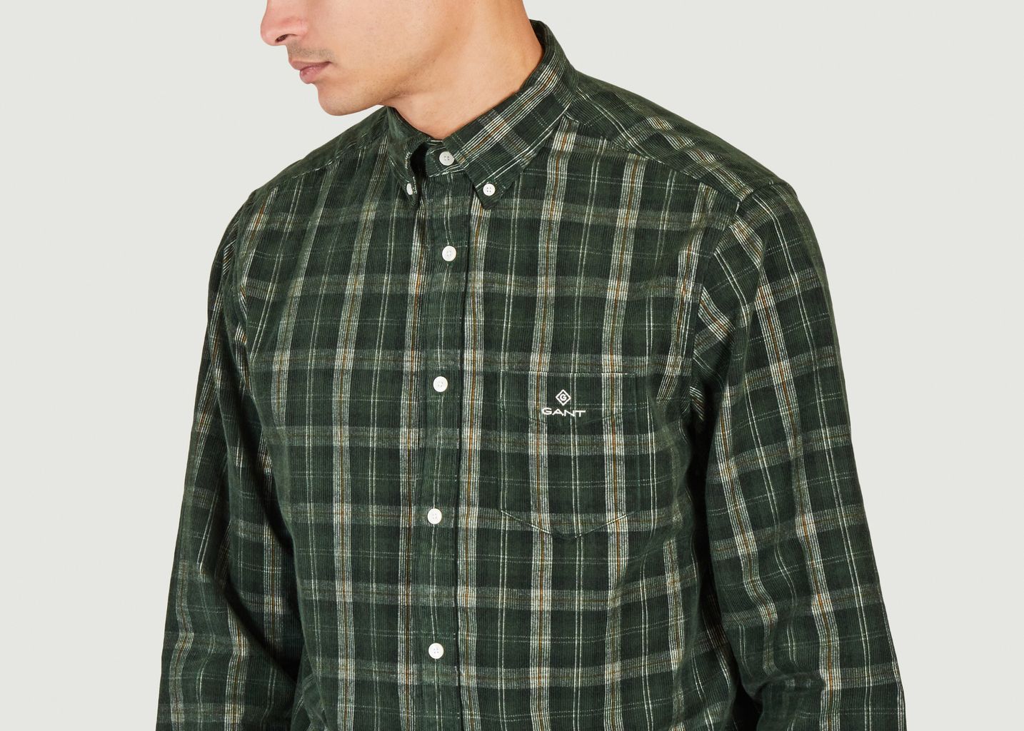Corduroy check shirt - Gant