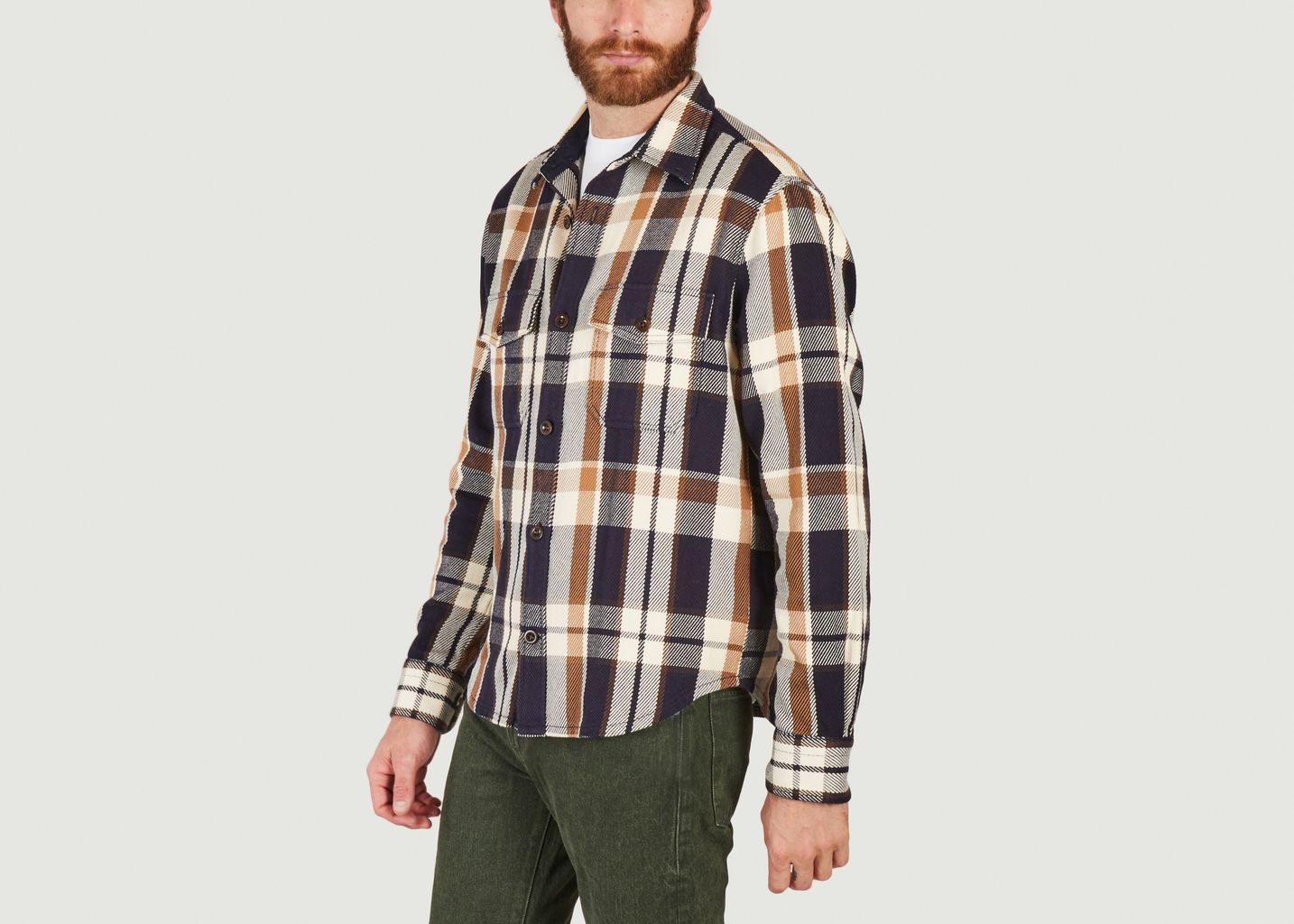 Thick twill checkered overshirt - Gant