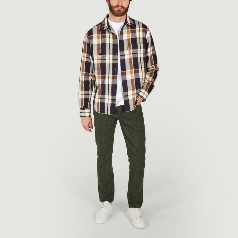 Thick twill checkered overshirt - Gant