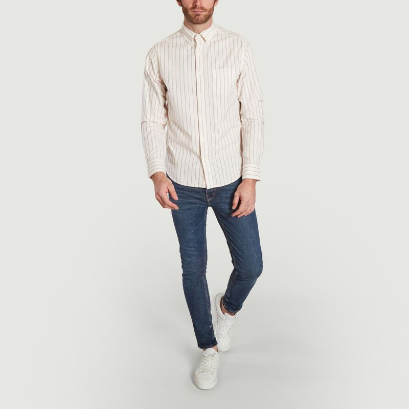 Oxford shirt with stripes  - Gant