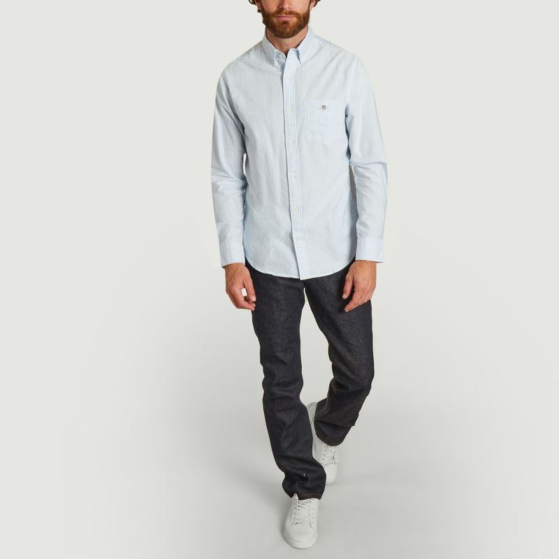 Chemise Rayée Oxford Banker Reg - Gant