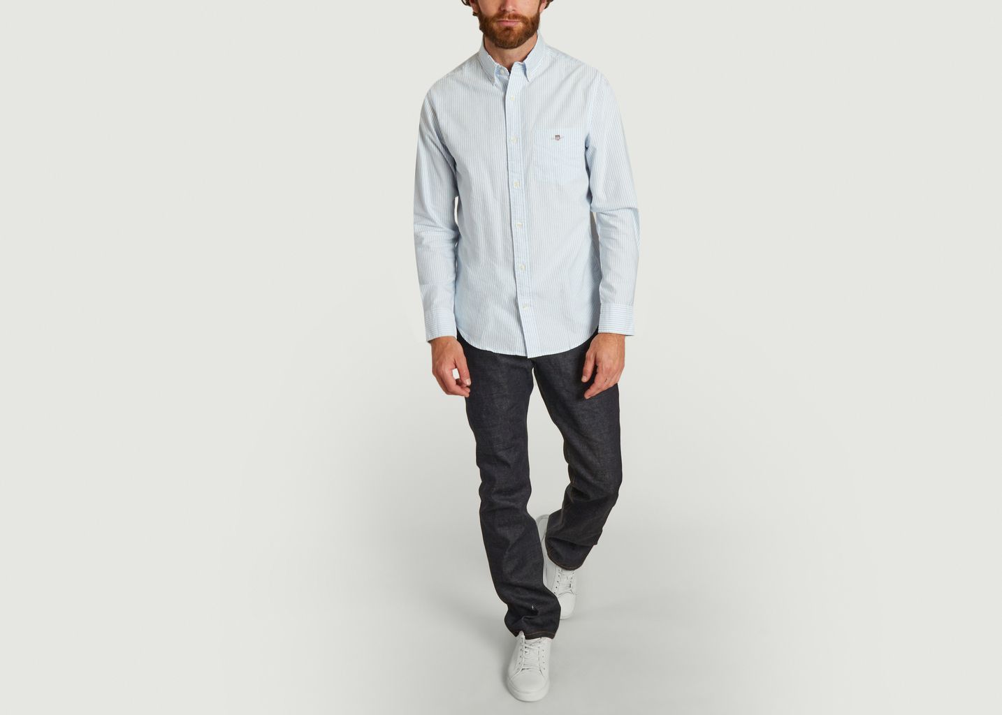 Chemise Rayée Oxford Banker Reg - Gant