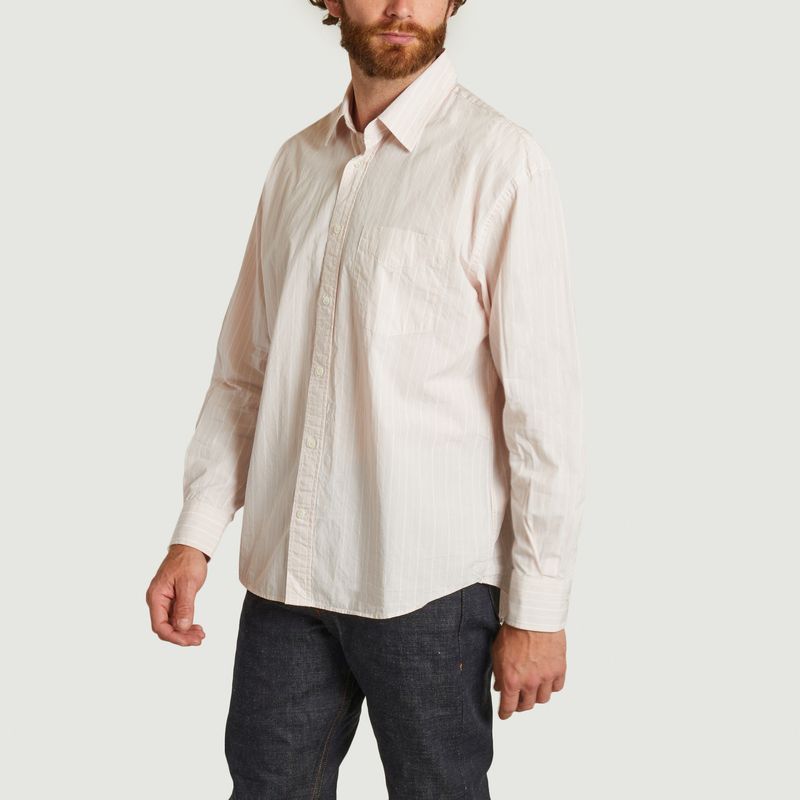 Chemise ultra-ample en popeline à rayures - Gant