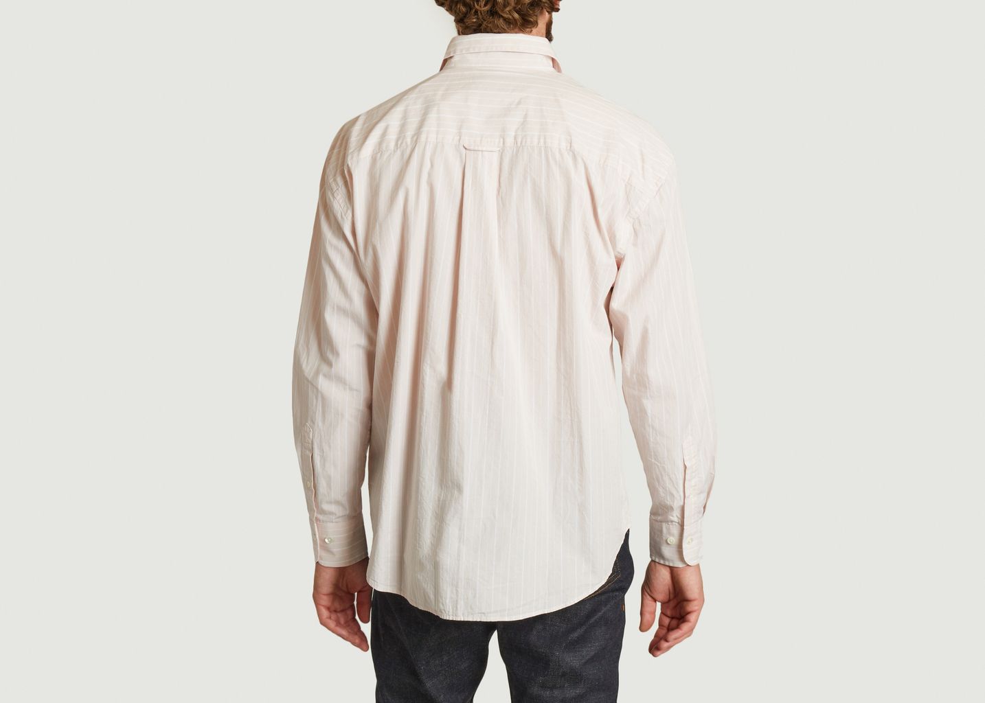 Chemise ultra-ample en popeline à rayures - Gant