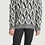 matière V-neck sweater with geometric pattern - Gant