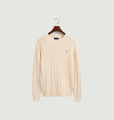 Cable C-Neck Pullover