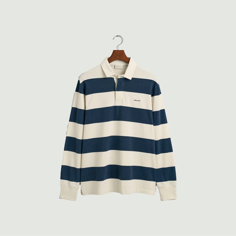Striped long-sleeve polo shirt - Gant