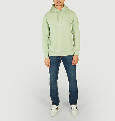 Shield straight cut hoodie