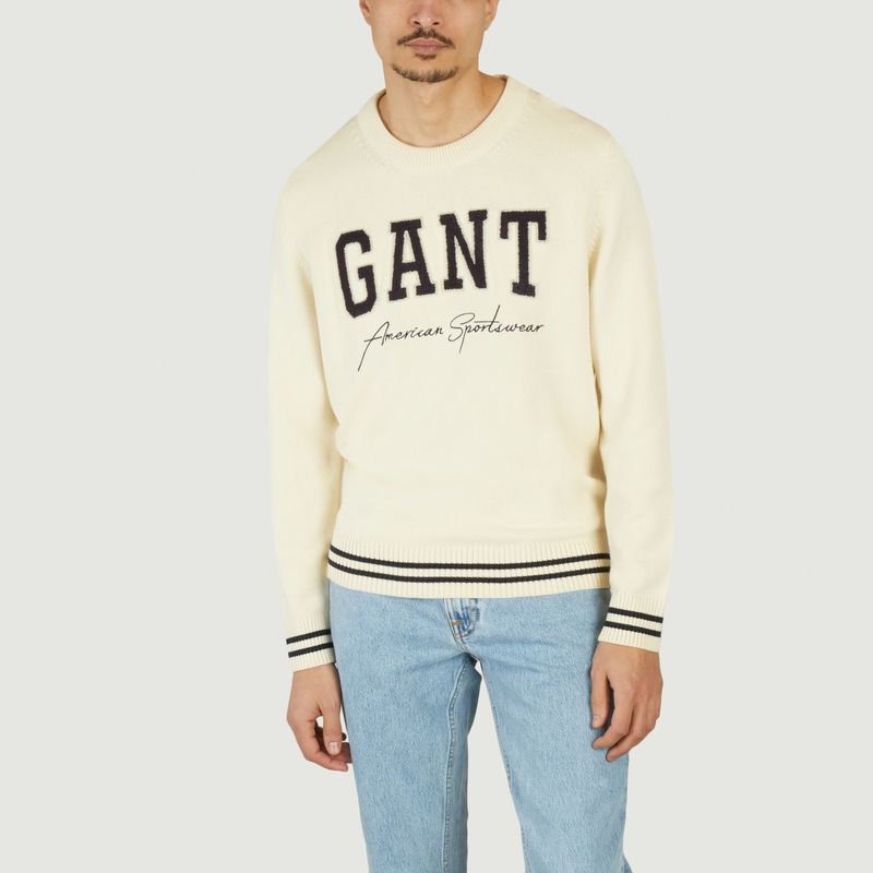 Pull logotypé coupe décontractée Collegiate - Gant