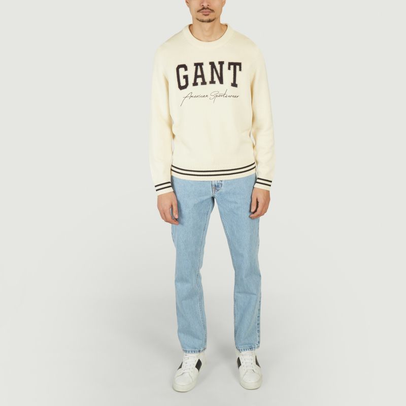 Pull logotypé coupe décontractée Collegiate - Gant