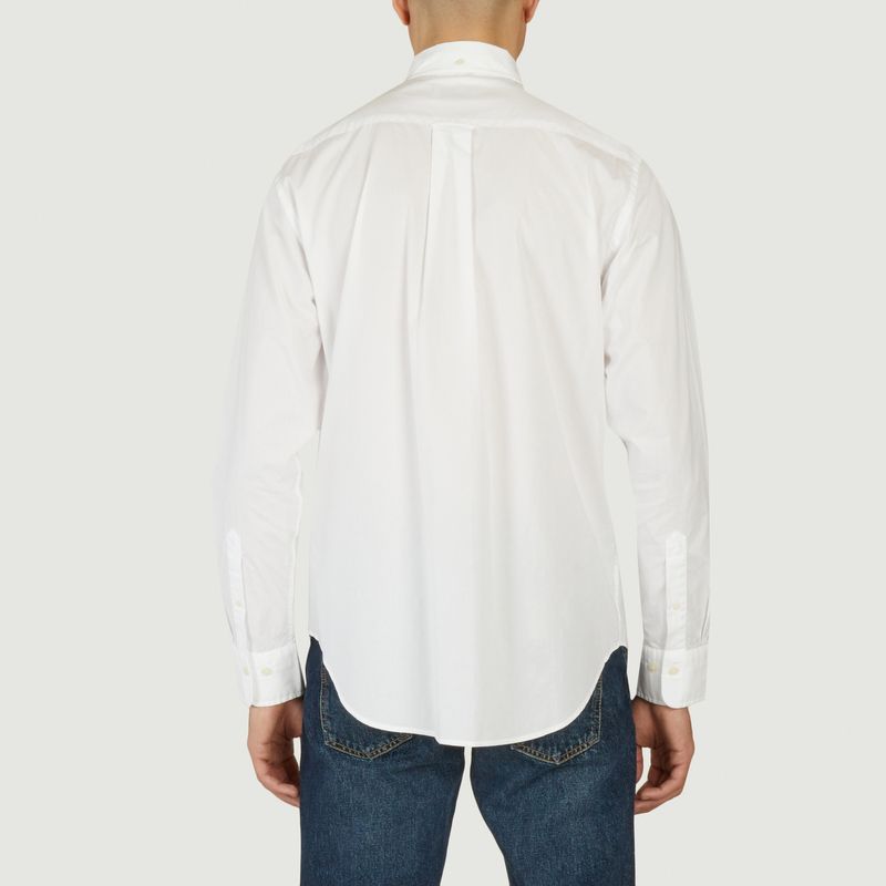 Straight shirt in cotton poplin - Gant