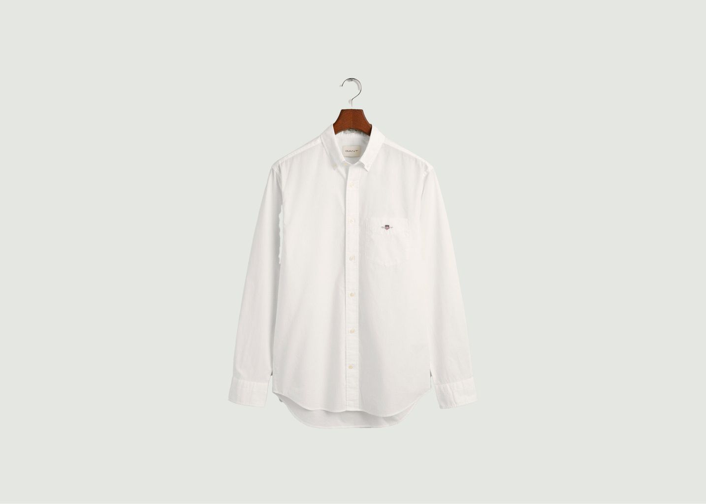 Straight shirt in cotton poplin - Gant