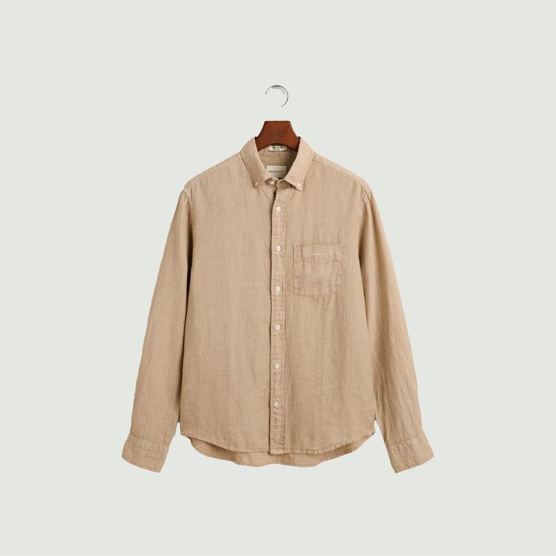 Straight linen shirt - Gant