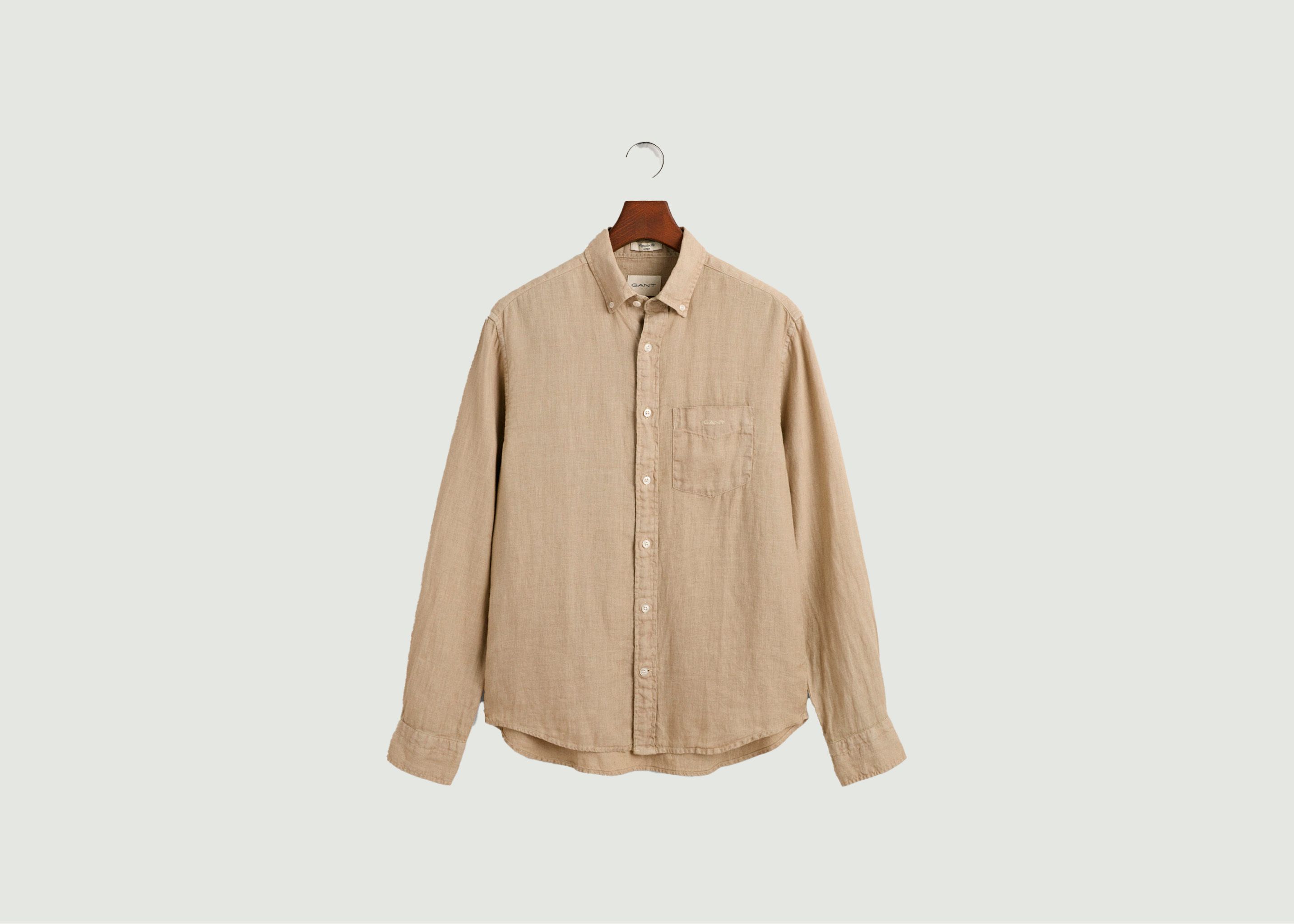 Straight linen shirt - Gant