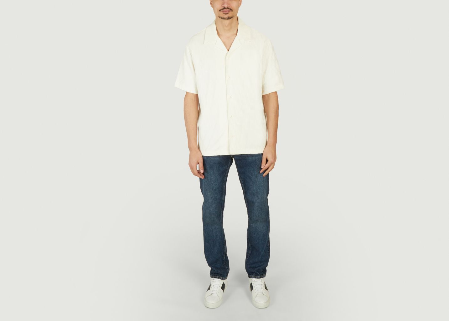 Relaxed fit textured jacquard blouse - Gant