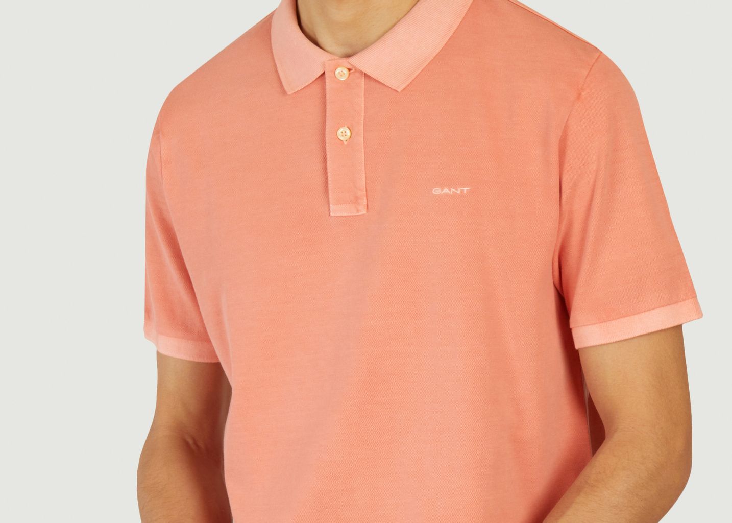 Sunfaded cotton pique polo shirt - Gant