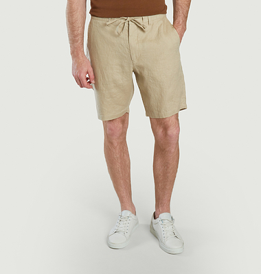 Regular Fit Shorts Aus Leinen