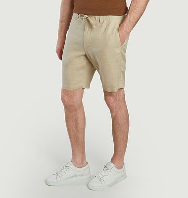 Regular Fit Shorts Aus Leinen