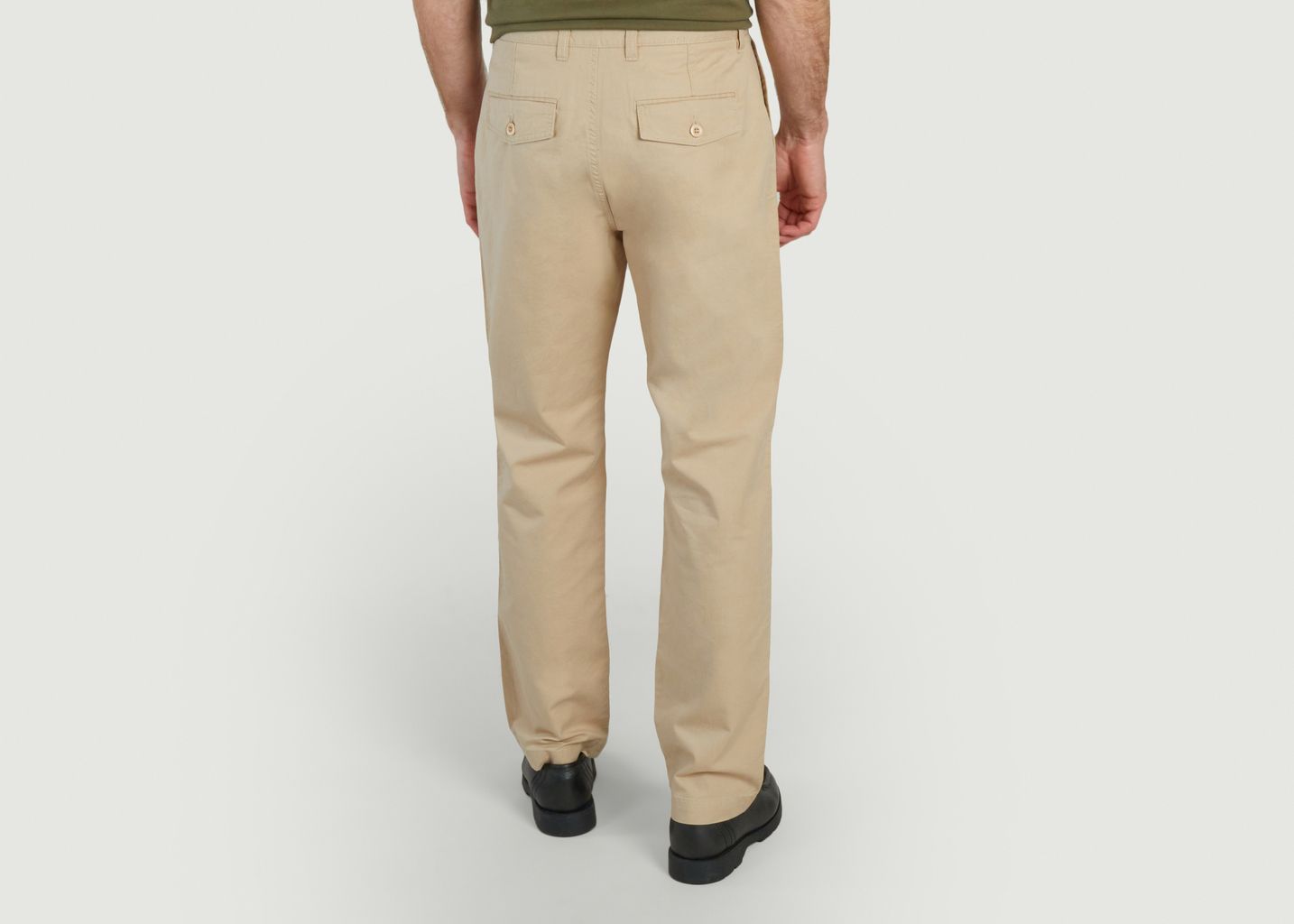 Cotton and Linen Chino Pants - Gant