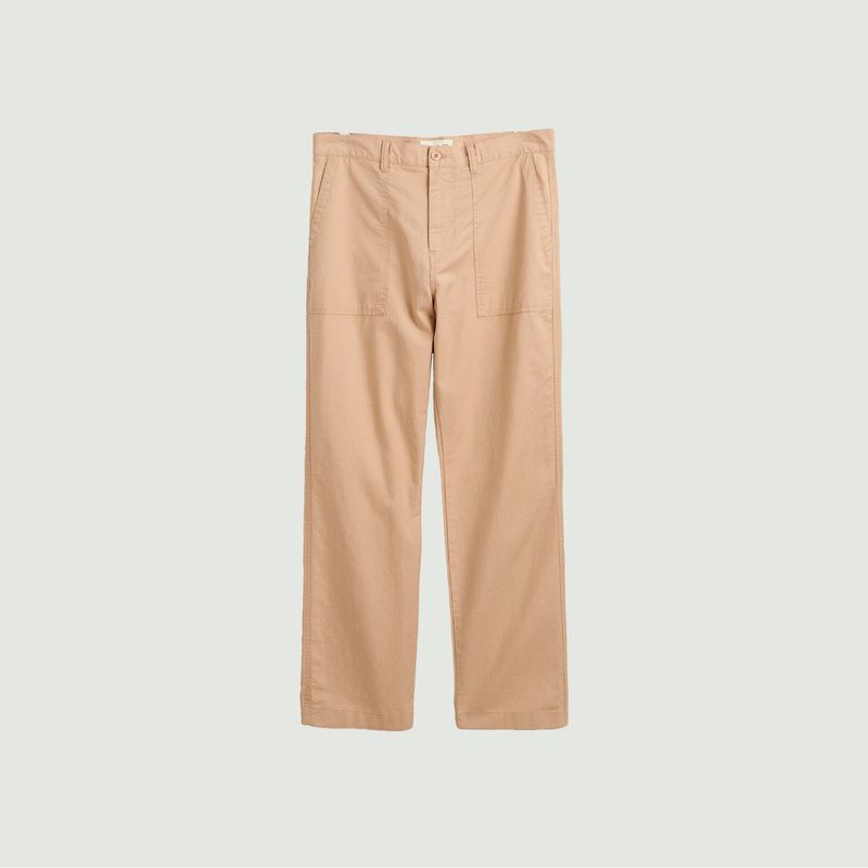 Cotton and Linen Chino Pants - Gant