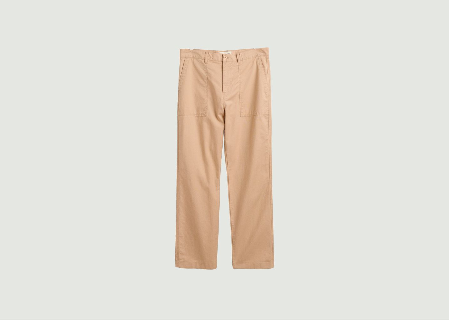 Cotton and Linen Chino Pants - Gant