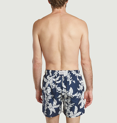 Short De Bain à Motif Palm Lei