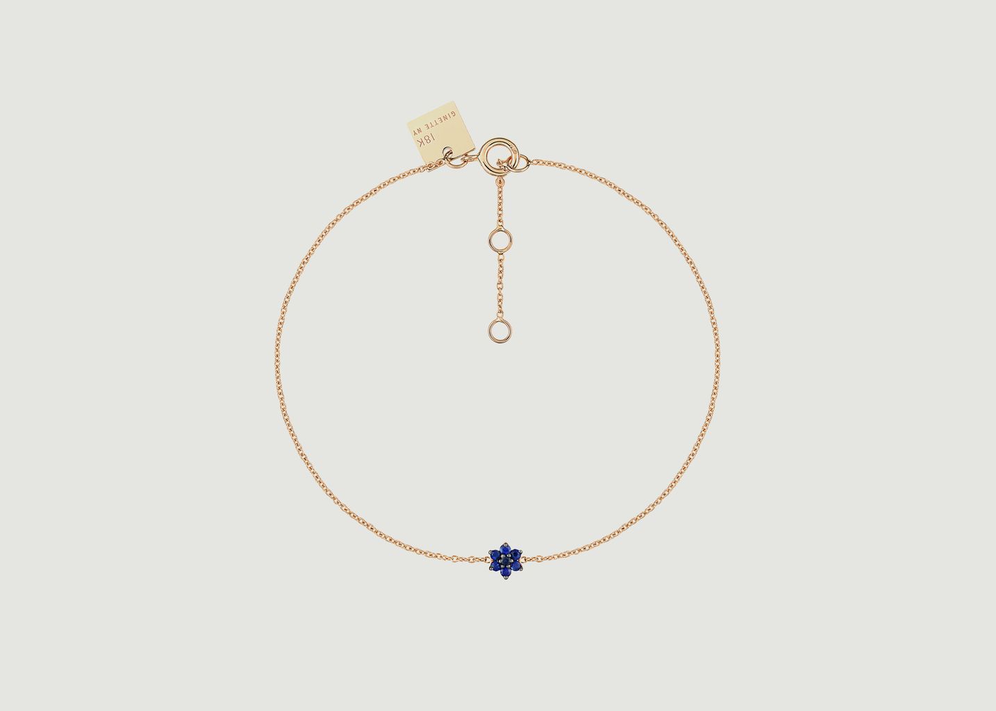 Mini sapphire Star bracelet - Ginette NY