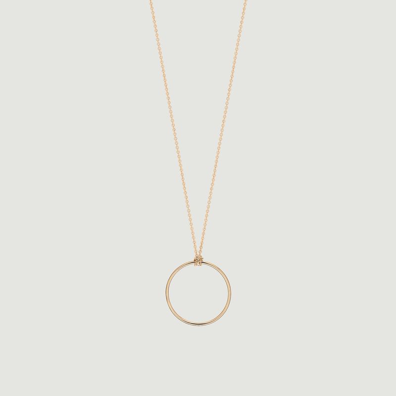 Mini Circle Necklace - Ginette NY