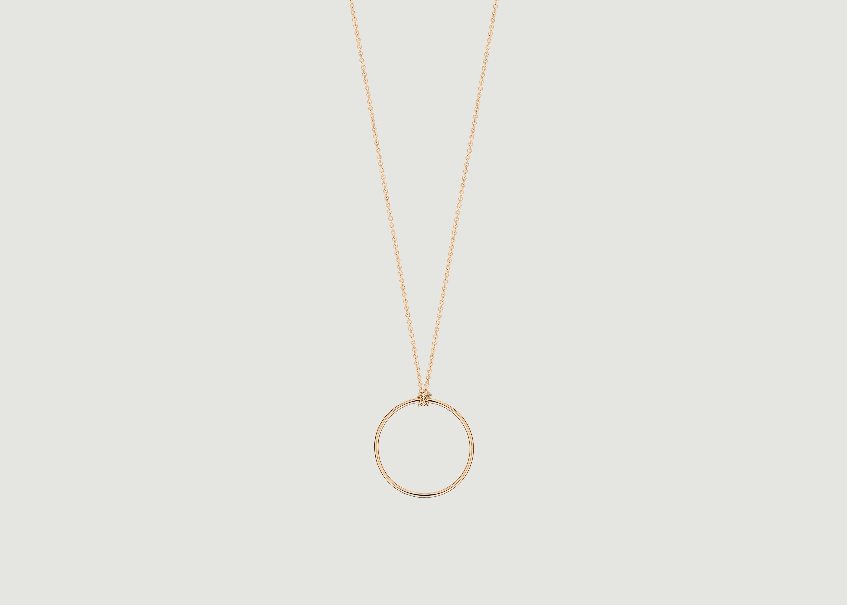 Mini Circle Necklace - Ginette NY