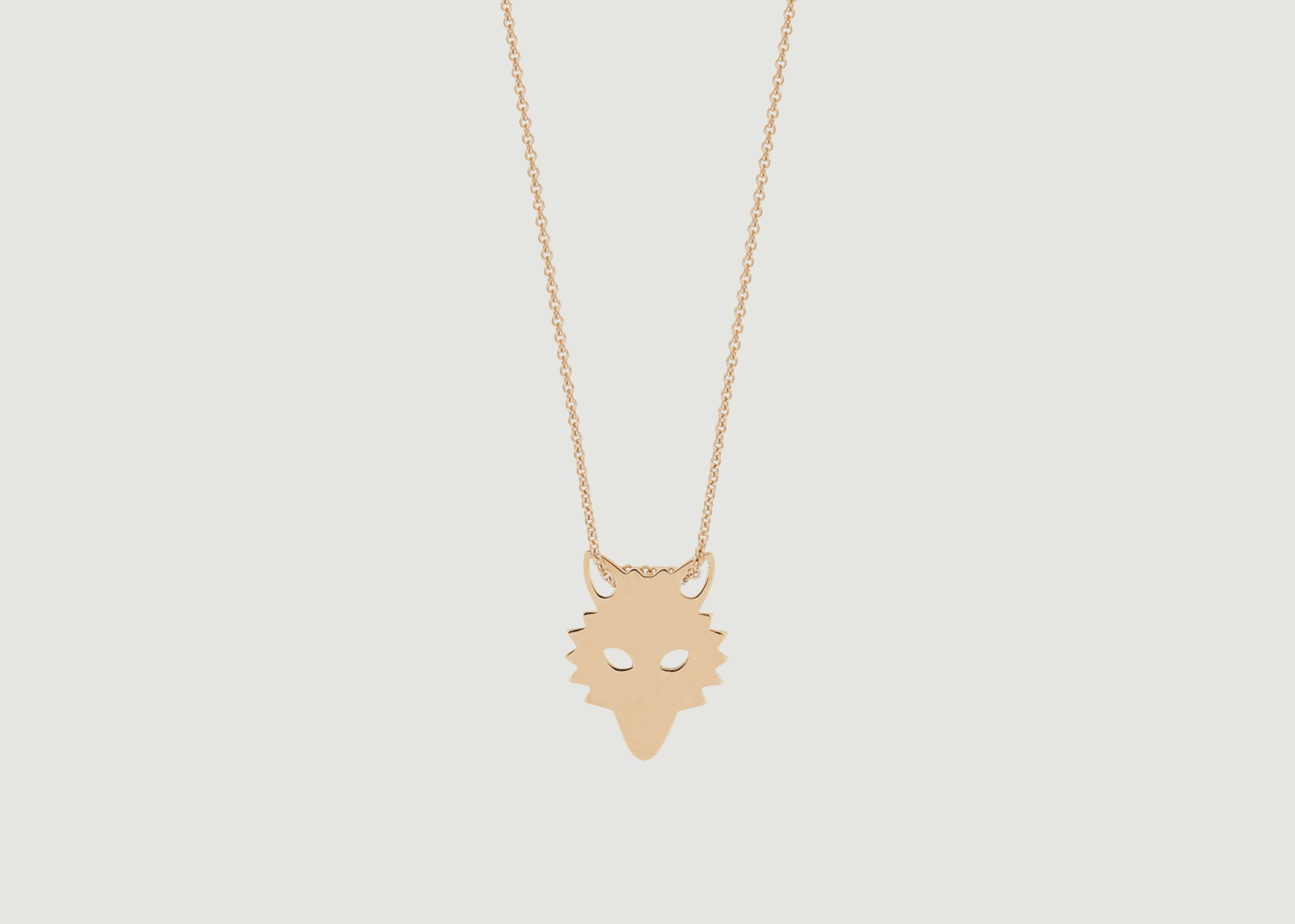 Mini Wolf Necklace - Ginette NY
