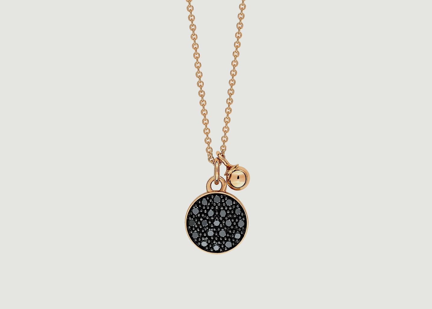 Mini Ever Black Necklace - Ginette NY