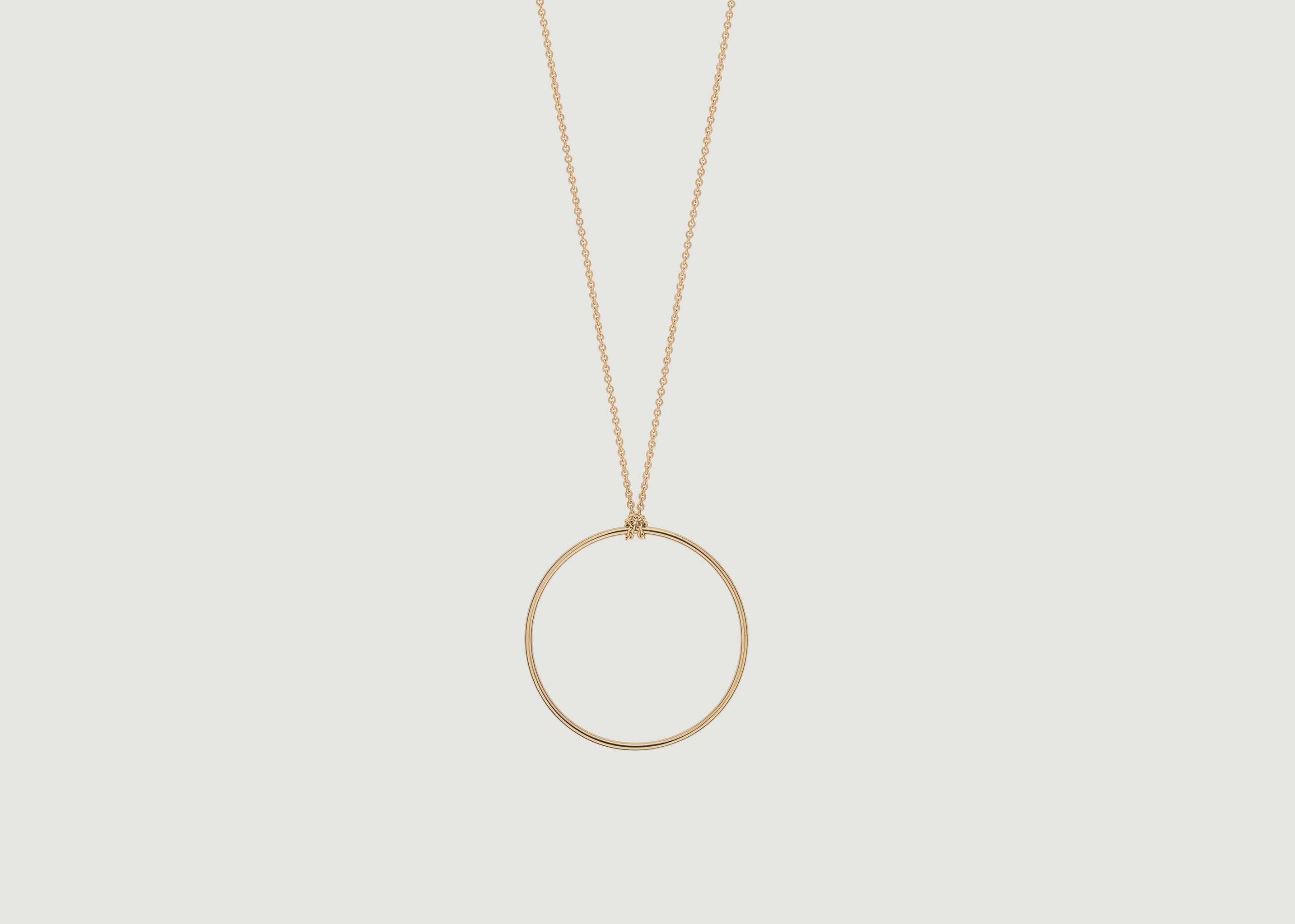 Baby Circle Necklace - Ginette NY