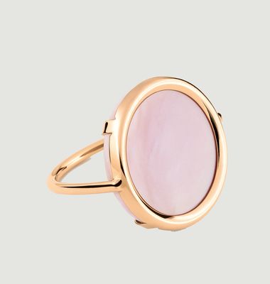Bague Disc Nacre