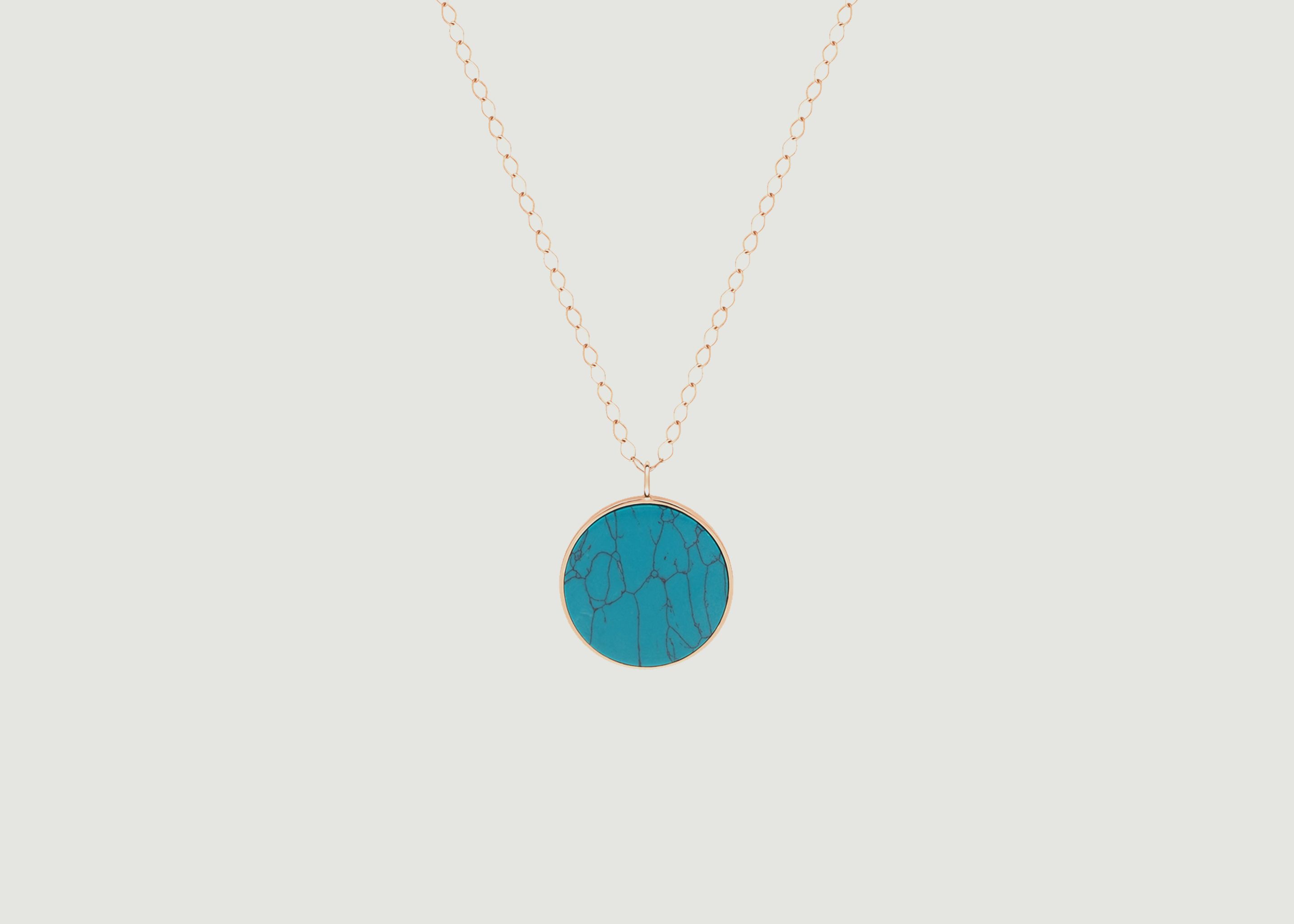 Jumbo Ever Disc necklace - Ginette NY