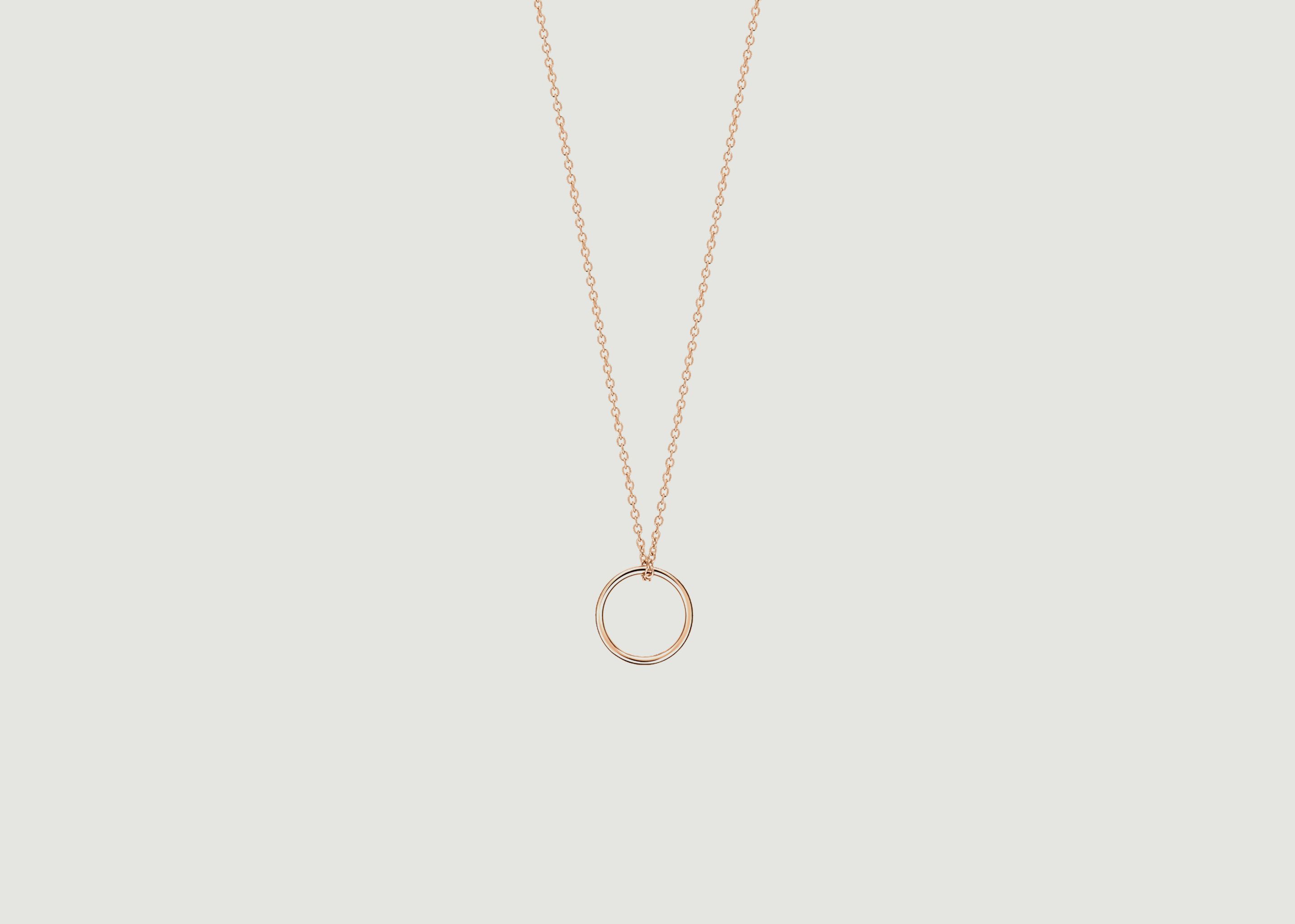 Tiny Circle necklace - Ginette NY