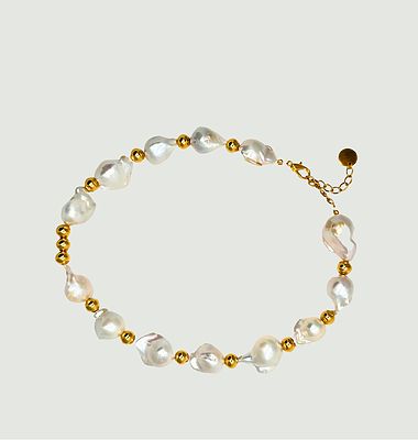 Molly pearl choker necklace
