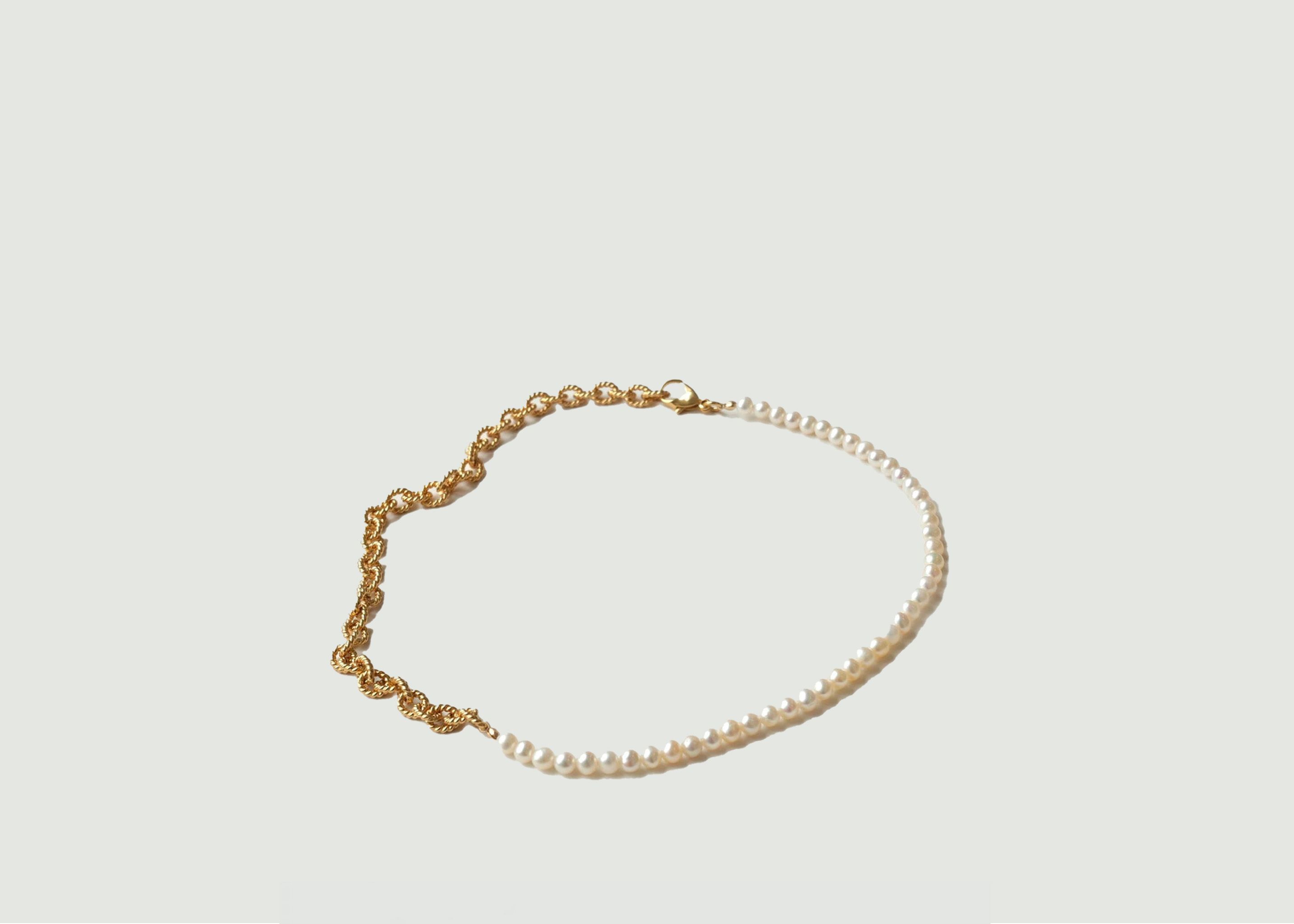 Charly cultured pearl and chain necklace - Gisel B.