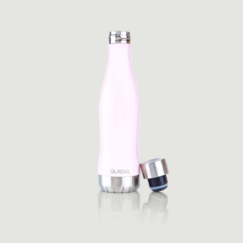 Matte Pink Powder Flasche aus Edelstahl - Glacial